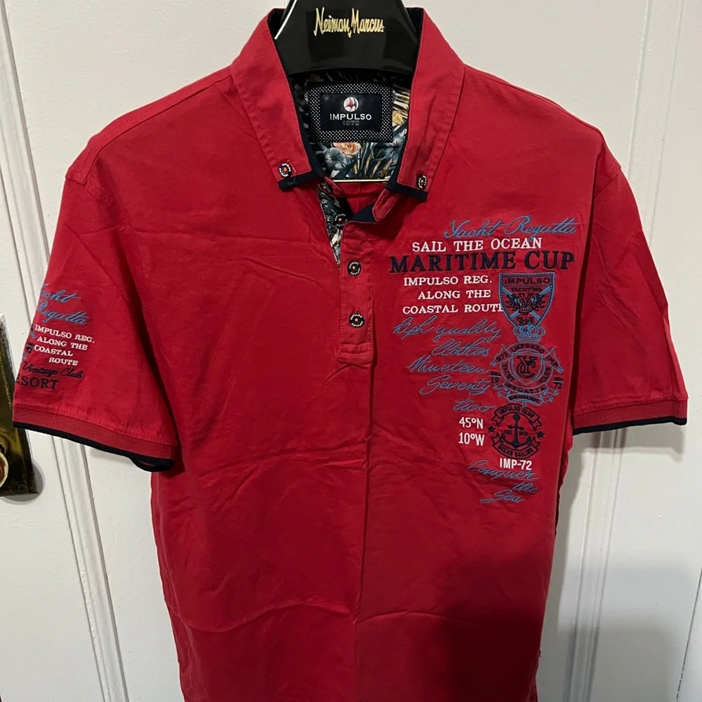 IMPULSO ITALY VINTAGE shirt cotton MEN LIKE NEW - Picture 5 of 11